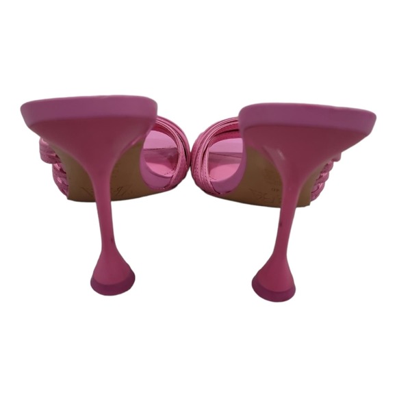 Zara Pink Slip On High Heel Sandal - Picture 4 of 6